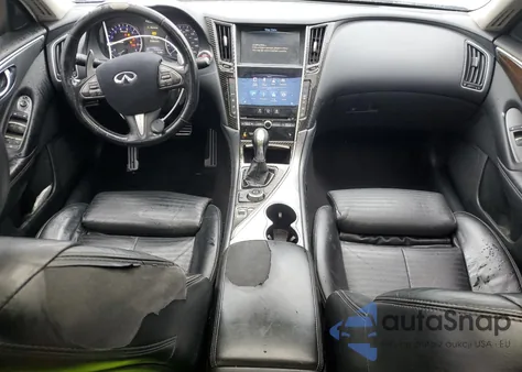 2014 Infiniti Q50 Base z USA, uszkodzony, nr VIN JN1BV7AP7EM689505